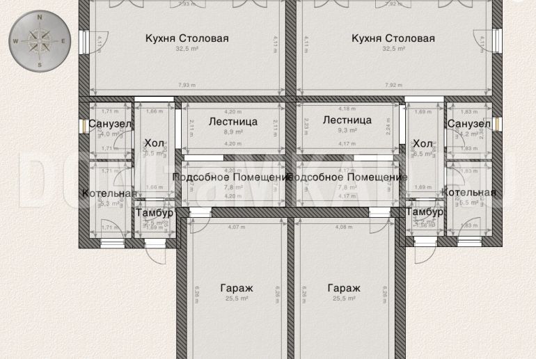 Таунхаус в Подмосковье, Лосиный парк 240м2