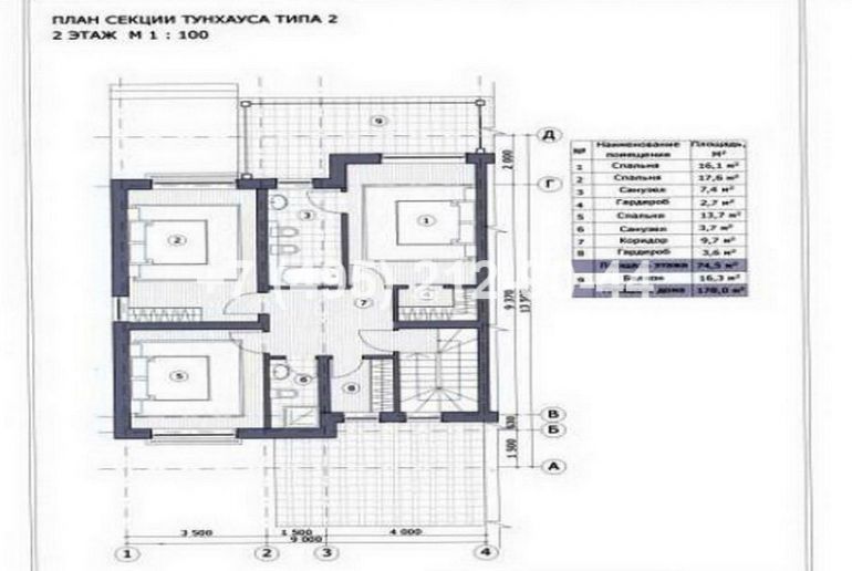 Таунхаус на Можайское шоссе, Жаворонки 170м2