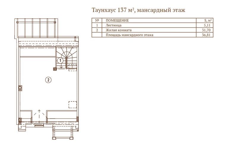 Таунхаус в районе Домодедовский, г. Домодедово 136м2