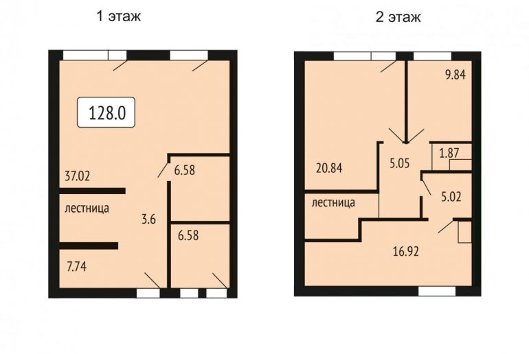 Таунхаус на Ярославское шоссе, Зеленоградский п 128м2