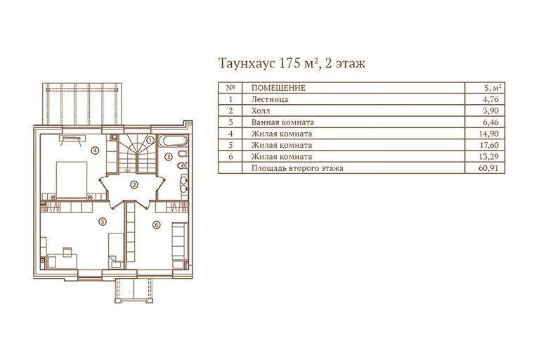 Таунхаус в районе Домодедовский, Юсупово 186м2